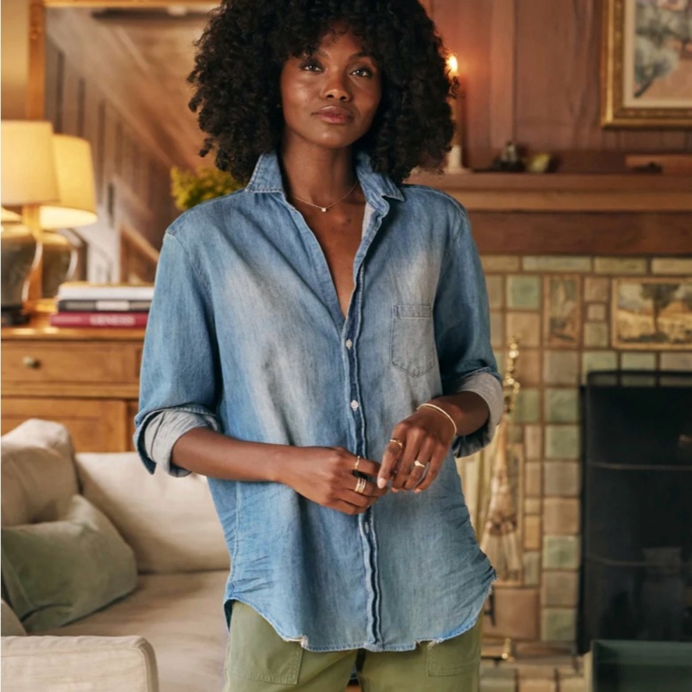 Frank & Eileen famous denim button down M